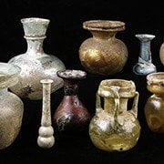 Ancient Roman Cast Glass Unguentarium