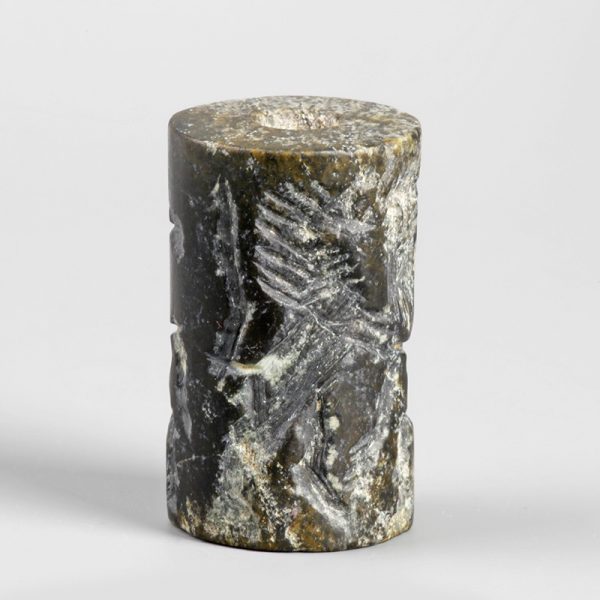 Akkadian Cylinder Seal With Contest Scene