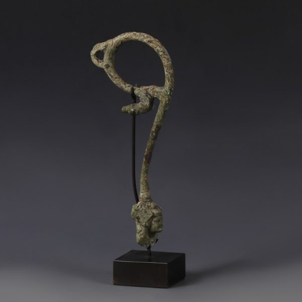 Bronze Bacchus Jug Handle