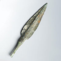 Luristan iron age bronze arrowhead