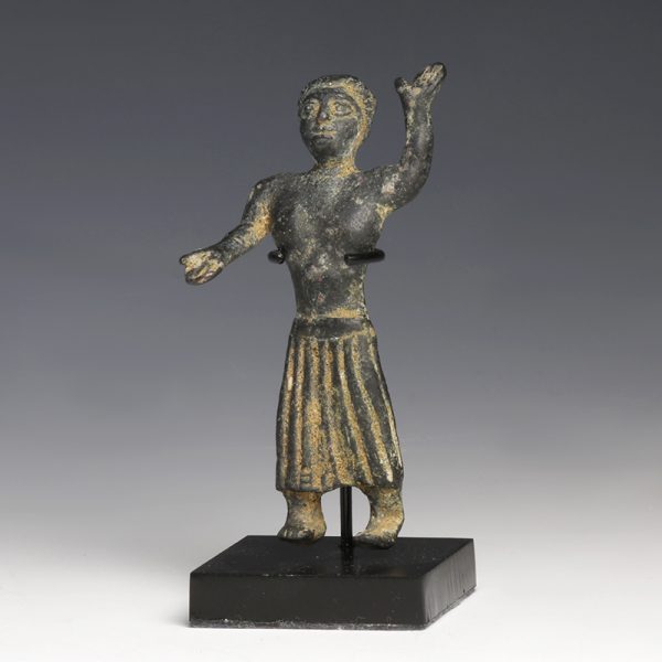 Nabataean South Arabian Bronze Offerant Statue