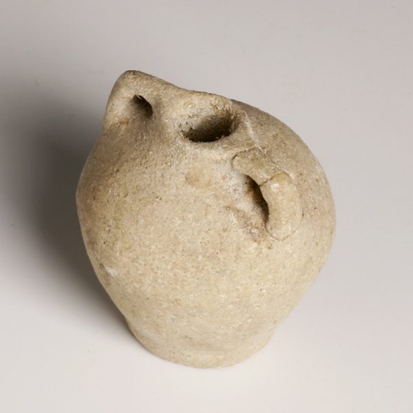 Provincial Egyptian Holy Land Miniature Stone Amphora