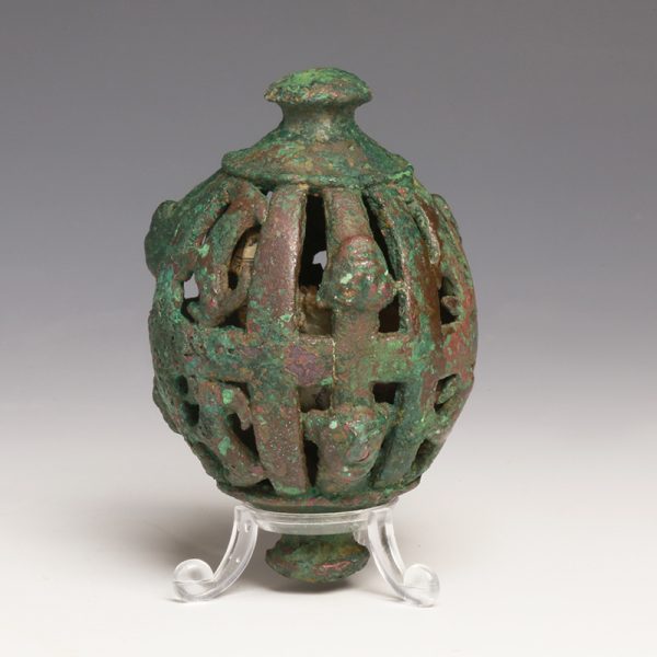 Rare Large Luristan Bronze Horse Bell