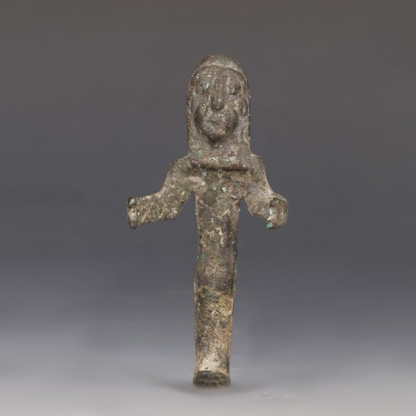 Scarce Canaanite Bronze Figure Of A God