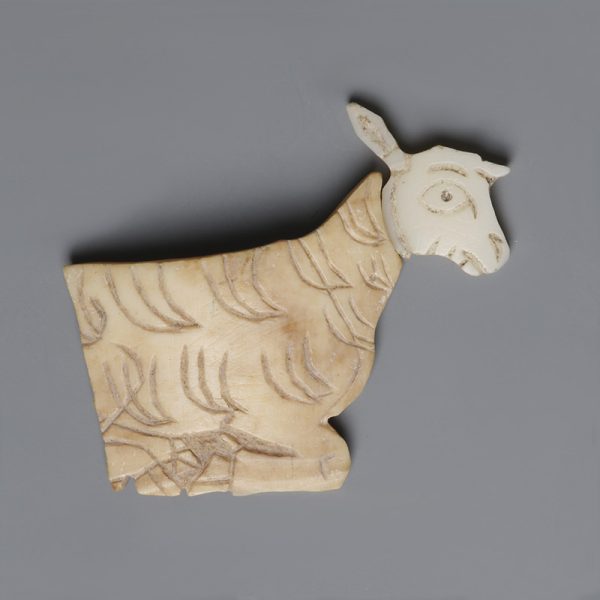 Sumerian Shell Plaque Sheep