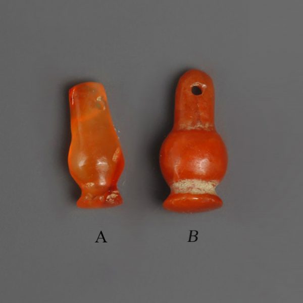 Egyptian New Kingdom Carnelian Poppy Amulets