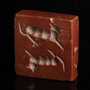 Neo-Babylonian Seal with Cultic Scene