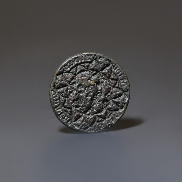 St. Catherine Circular Bronze Seal