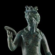 Hellenistic Beige Terracotta Head of a Woman