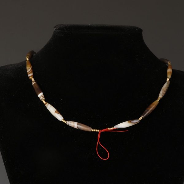 Necklace With Persian Beads And Gold