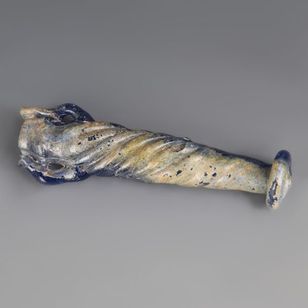 Roman Blue Glass Cosmetic Tube