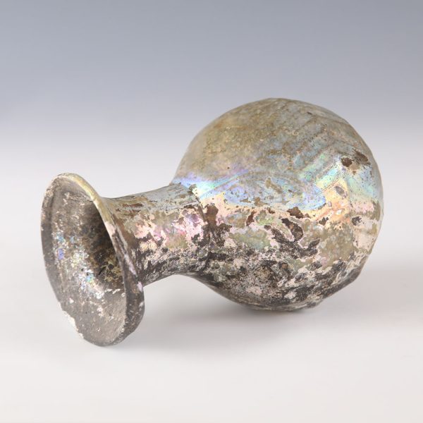 Roman Mould-Blown Glass Flask