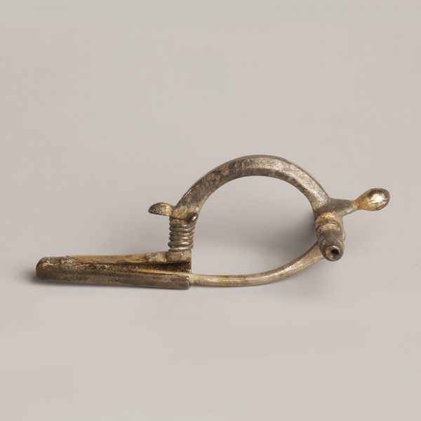 Roman  Gilded Silver Crossbow Brooch