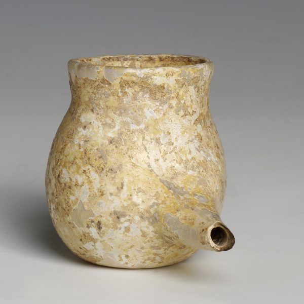 Rare Roman Glass Child's Feeder Flask