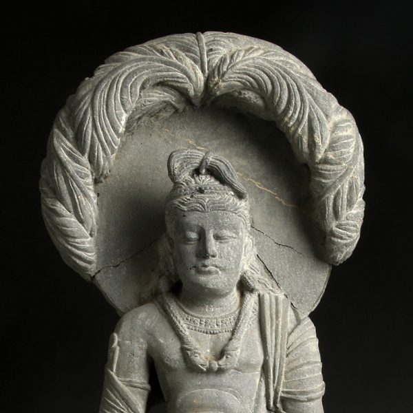 Gandhara Stone Statue of a Bodhisattva