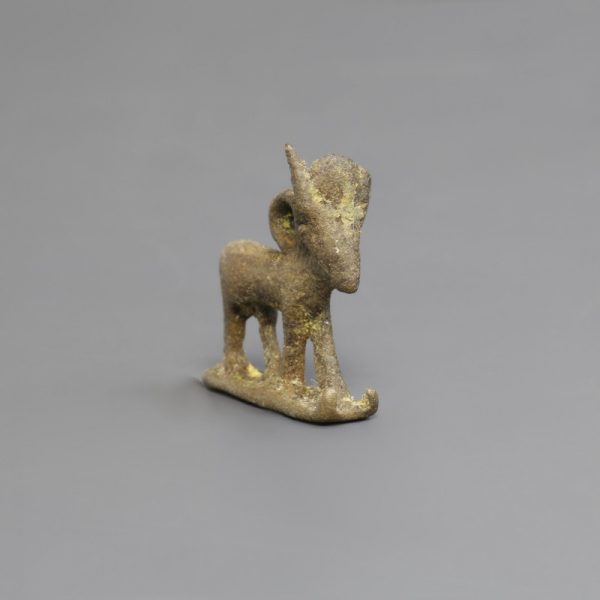 Egyptian Silver Apis Bull Amulet
