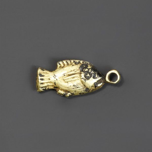 Egyptian Gold Fish Amulet