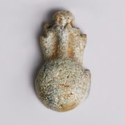 Egyptian Turquoise Faience Flask Amulet