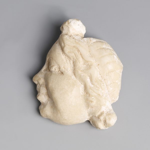 Greek Alabaster Inlay of a Goddess