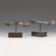 Greek Pair Of Bronze Handles