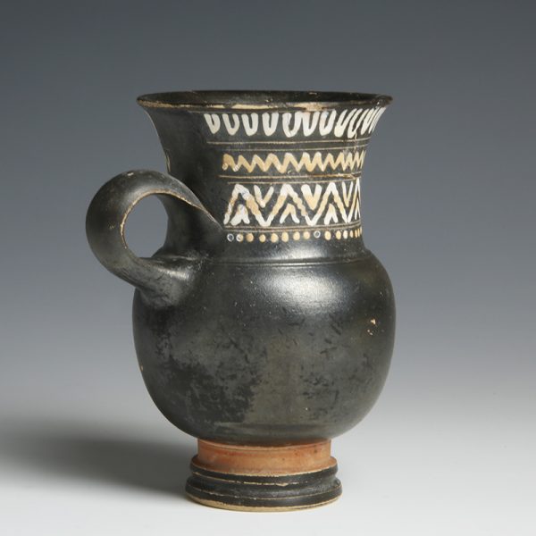Greek South Italian Pottery Thistle Mug