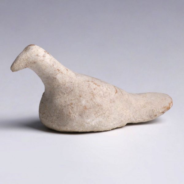 Greek Terracotta Figurine in the Shape of a Dove