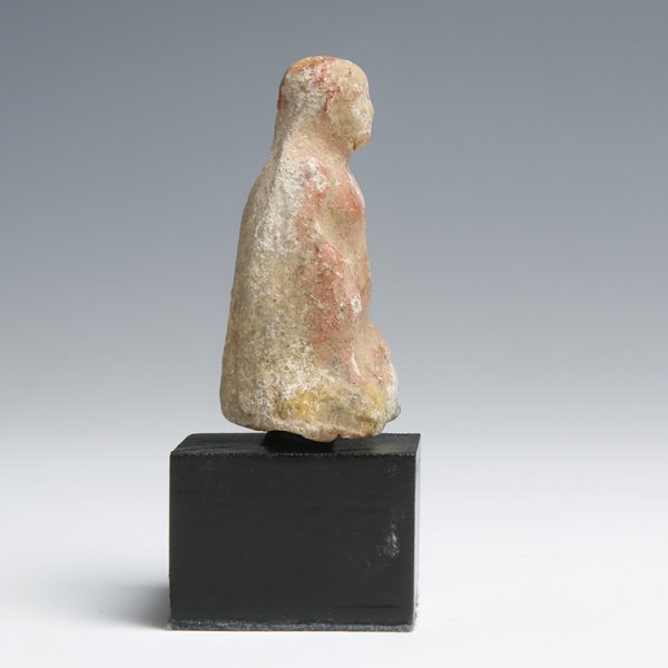 Greek Terracotta Figurine of a Boy Squatting
