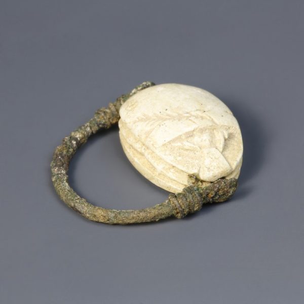 Hyksos Period Egyptian Scarab Ring