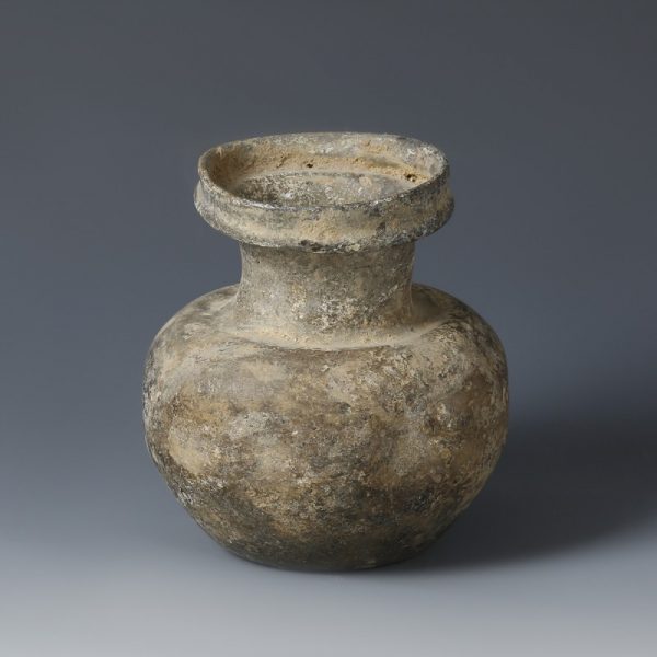 Indented Roman Glass Jar