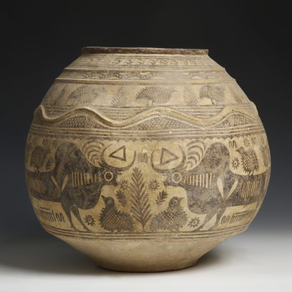 Large Indus Valley Decorated Vessel