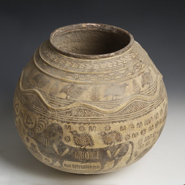 Large Indus Valley Decorated Vessel