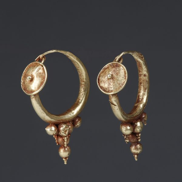 Roman Electrum Earrings