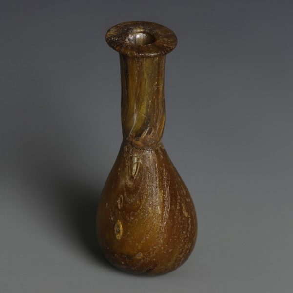 Roman Marbled Glass Perfume Bottle