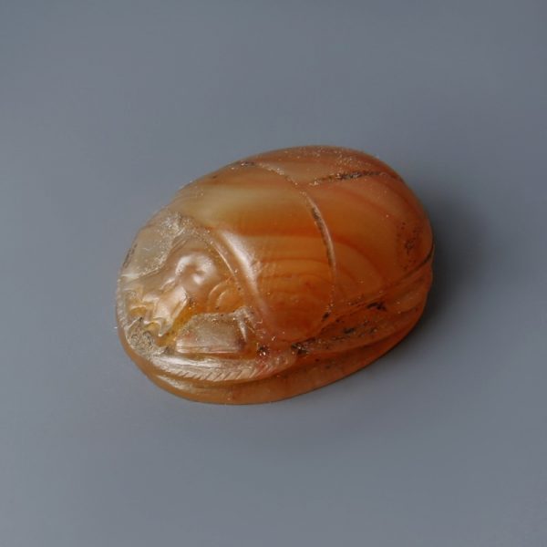 Egyptian Carnelian Scarab Amulet