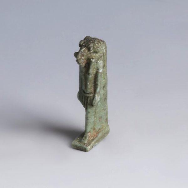 Egyptian Faience Amulet of Khnum