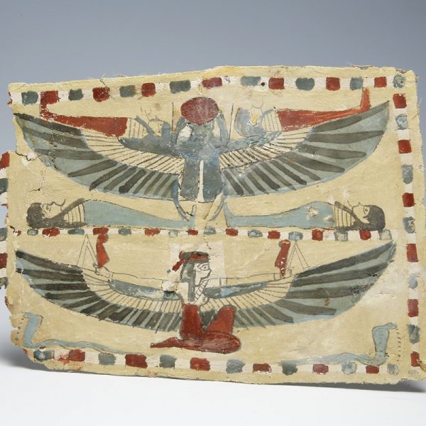 Egyptian Cartonnage with Winged Isis