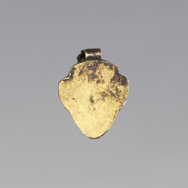 Gold Egyptian Heart Amulet