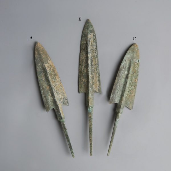 Luristan Bronze Arrowheads