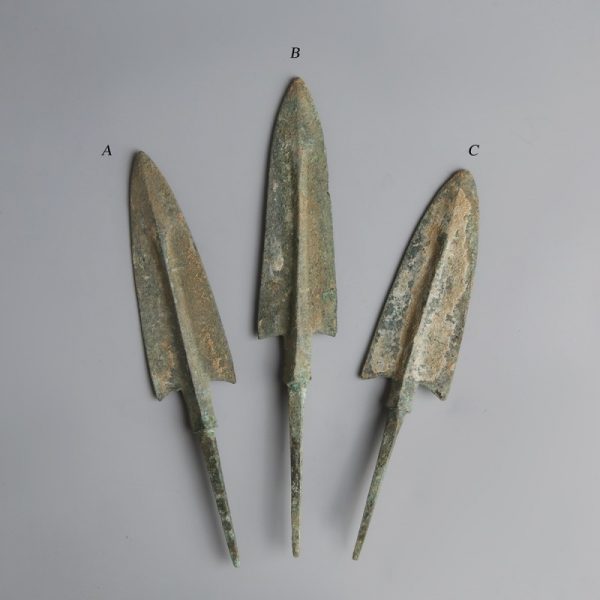 Luristan Bronze Arrowheads