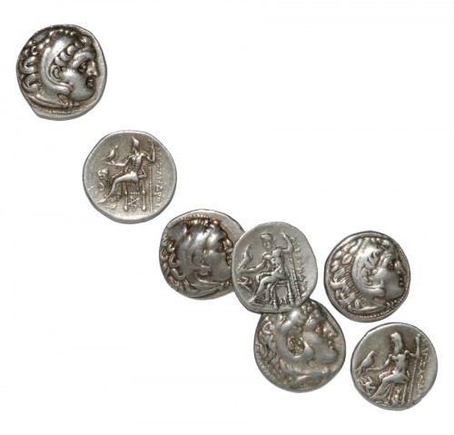 Alexander The Great Silver Drachms