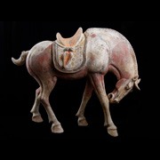 Tang Dynasty Ox Terracotta Statuette