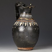 ancient greek pottery oinochoe