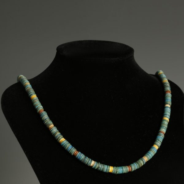 Egyptian New Kingdom Faience Necklace