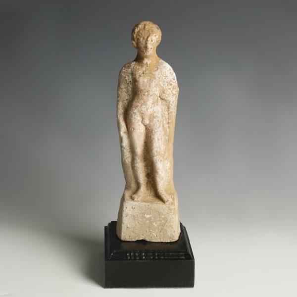 Boeotian Terracotta Statuette of a Youth