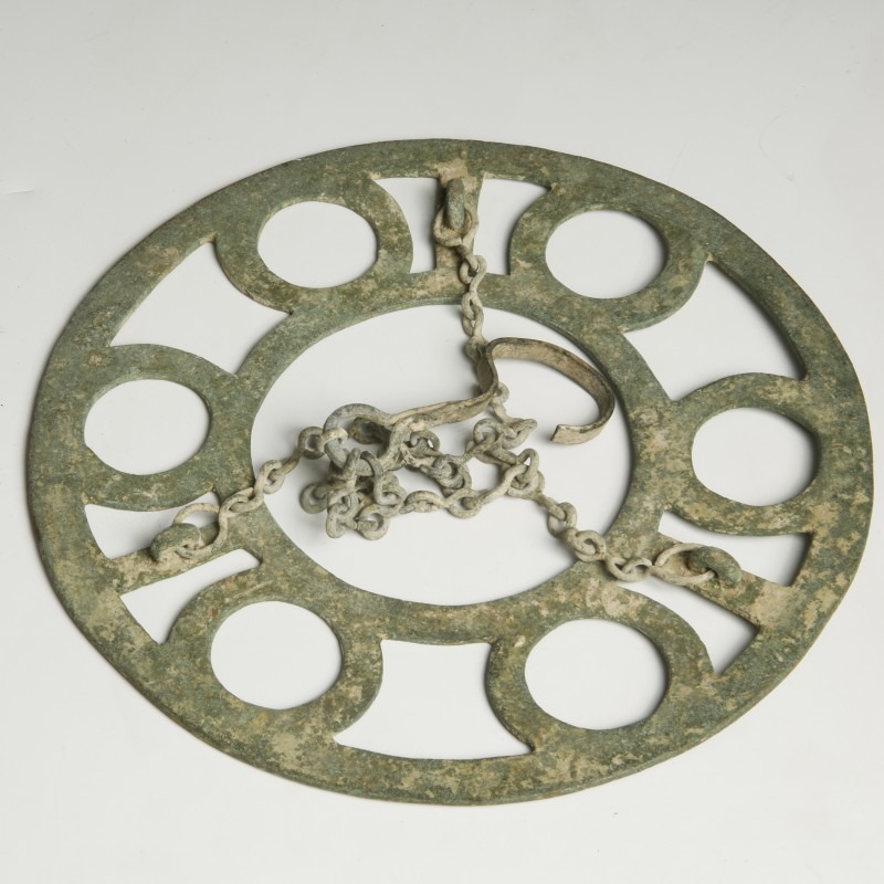 Byzantine Bronze Hanging Candelabrum Byzantine Bronze Hanging Candelabrum
