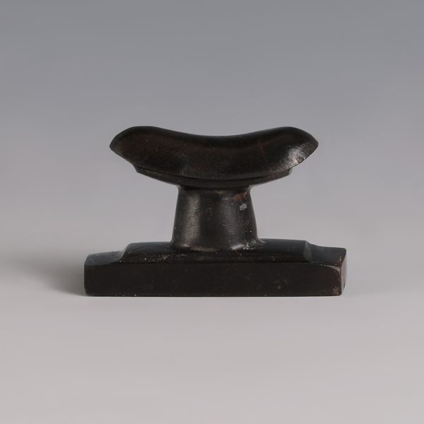 Egyptian Obsidian Headrest Amulet