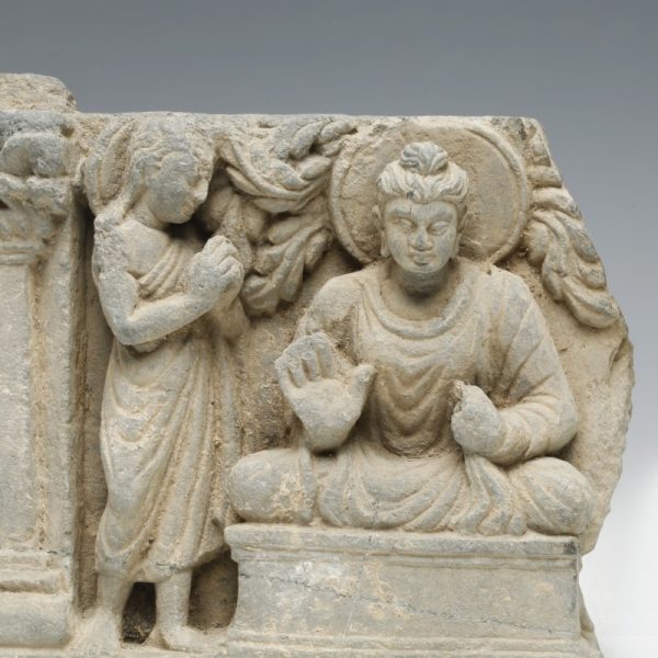 Gandharan Panel Relief with Buddha