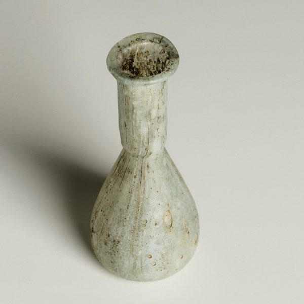 Roman Marbled Glass Flask