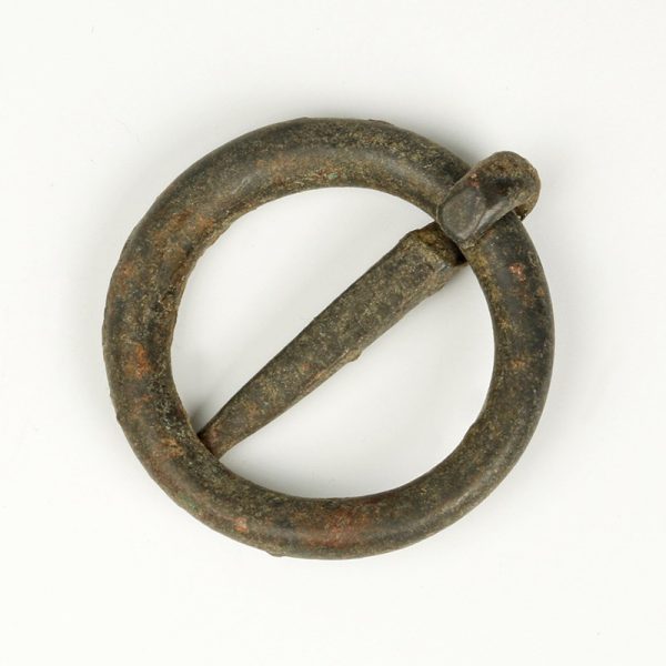 Medieval Bronze Ring Brooch