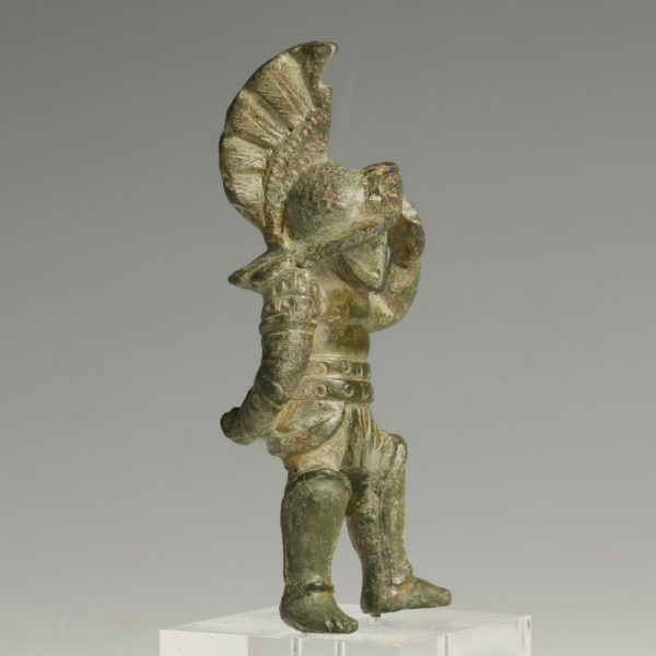 Roman Bronze Gladiator Statuette